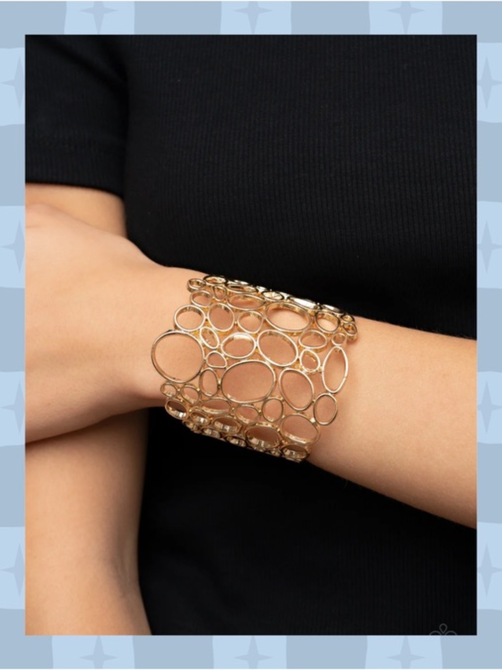 FREE WITH PURCHASE Gold βBubbleβ Wrist Cuff